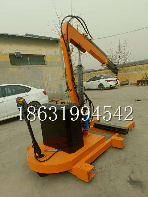 乌海市自卸车厢随车吊 自制轮式四不像起重机 四驱平板吊 5吨 贵盛